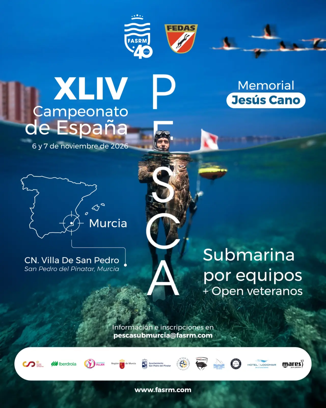 Cartel Campeonato Pesca Submarina